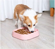 ペット用食器 フードボウル 犬用 餌入れ エサ入れ 早食い防止 スローフード 凸凹 滑り止め付き 丸飲み対策 餌皿 エサ皿 ペット用品 ペットグッズ イヌ用 猫 ネコ