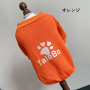 ドッグウェア トレーナー 長袖 ノースリーブ ペットウェア 犬服  キャットウェア ネコ 猫服 ペット用品 裏起毛 半袖 小型犬 カジュアル かわいい お散歩