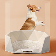 犬用トイレ ペット用トイレ トイレトレー しつけ用 トレーニング用 お手入れ簡単 壁付き プラスチック メッシュ 犬用品 ペット用品