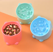 ペット用食器 フードボウル 餌入れ エサ入れ 犬 猫 高い スローフード 飲み込み 丸飲み 早食い防止 肥満予防 ダイエット