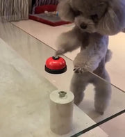 ペット用ベル ペット用おもちゃ 呼び出しベル 呼び鈴 コール トレーニング 犬 猫 いぬ ねこ 置き型 肉球 カラフル かわいい