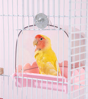 バードバス 水浴びケース 鳥用 ペット用品 お風呂 クリア 外付け 小鳥 インコ 文鳥 飼育グッズ 簡単 取り付け 便利 かわいい