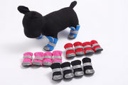 ドッグシューズ 犬用靴 犬の靴 ペットシューズ ペット用品 くつ 小型犬 マジック テープ メッシュ 反射材付き すべり止め 保護シューズ ケガ防止 肉球保護 散歩グッズ カラバリ豊富