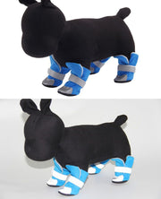 ドッグシューズ 犬用靴 犬の靴 ペットシューズ ペット用品 くつ 小型犬 マジック テープ メッシュ 反射材付き すべり止め 保護シューズ ケガ防止 肉球保護 散歩グッズ カラバリ豊富
