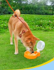 ペット用携帯水筒 犬用 猫用 ペット用 フードボール 食器 給水機 ドッグ キャット ペット用品 水やり 散歩 折り畳み 持ち運び
