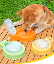 ペット用携帯水筒 犬用 猫用 ペット用 フードボール 食器 給水機 ドッグ キャット ペット用品 水やり 散歩 折り畳み 持ち運び