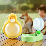 ペット用携帯水筒 犬用 猫用 ペット用 フードボール 食器 給水機 ドッグ キャット ペット用品 水やり 散歩 折り畳み 持ち運び