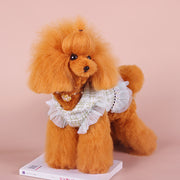 ペットウェア ワンピース ドッグウェア 犬服 ペット用 犬用 猫用 ペット用品 ペットグッズ 襟付き レース フリル 蝶モチーフ バタフライ 可愛い おしゃれ お散歩 お出かけ