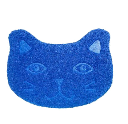 砂取りマット 猫用 ネコ ペット用品 トイレマット 30×40cm ブルー【ネコ】 バリエーション画像