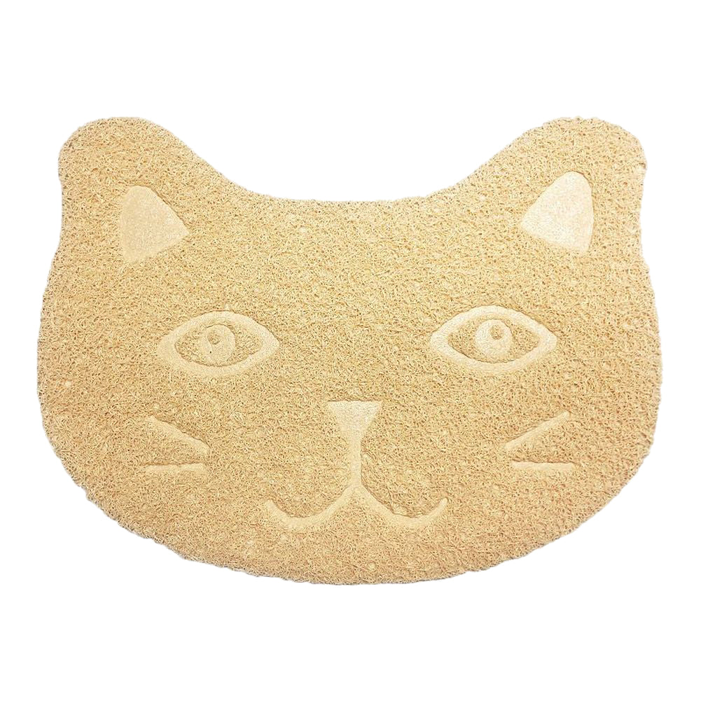 砂取りマット 猫用 ネコ ペット用品 トイレマット 30×40cm ネコ×ベージュ バリエーション画像