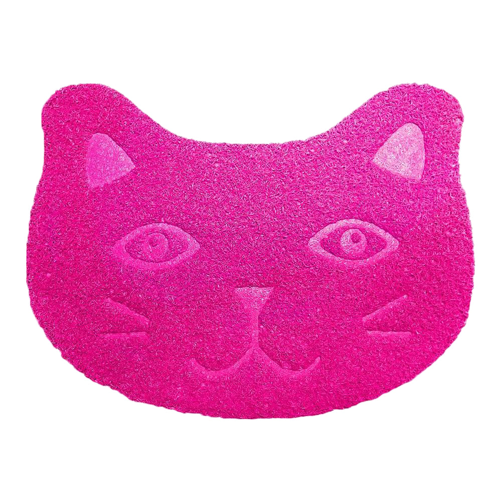 砂取りマット 猫用 ネコ ペット用品 トイレマット 30×40cm ネコ×ローズ バリエーション画像