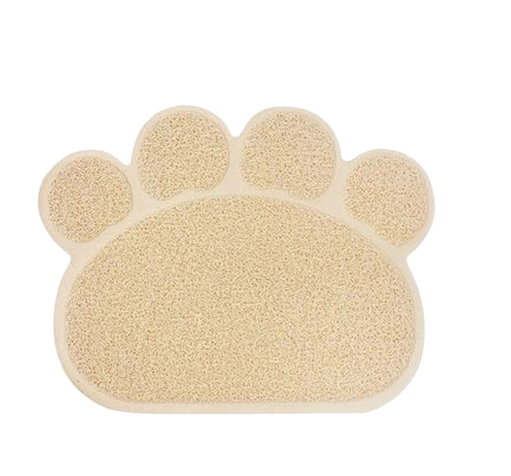 砂取りマット 猫用 ネコ ペット用品 トイレマット 30×40cm 肉球×ベージュ バリエーション画像