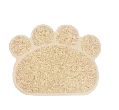 砂取りマット 猫用 ネコ ペット用品 トイレマット 30×40cm 肉球×ベージュ バリエーション画像