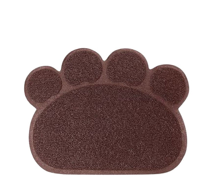 砂取りマット 猫用 ネコ ペット用品 トイレマット 30×40cm 肉球×ブラウン バリエーション画像