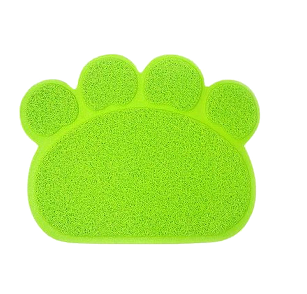 砂取りマット 猫用 ネコ ペット用品 トイレマット 30×40cm 肉球×グリーン バリエーション画像