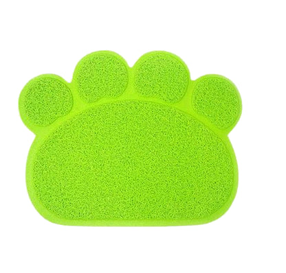 砂取りマット 猫用 ネコ ペット用品 トイレマット 30×40cm 肉球×グリーン バリエーション画像