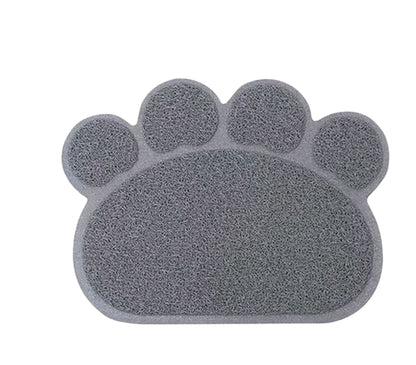 砂取りマット 猫用 ネコ ペット用品 トイレマット 30×40cm 肉球×グレー バリエーション画像