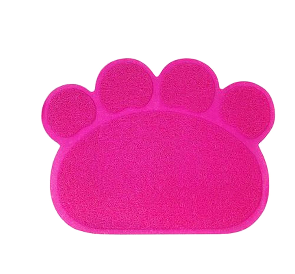 砂取りマット 猫用 ネコ ペット用品 トイレマット 30×40cm 肉球×ローズ バリエーション画像