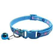 首輪 カラー 小型犬 猫 ペット用品 お散歩グッズ ワンタッチバックル 簡単装着 鈴付き 花 フラワー 可愛い かわいい おしゃれ