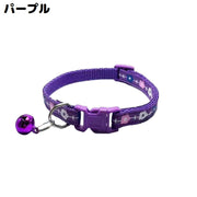 首輪 カラー 小型犬 猫 ペット用品 お散歩グッズ ワンタッチバックル 簡単装着 鈴付き 花 フラワー 可愛い かわいい おしゃれ
