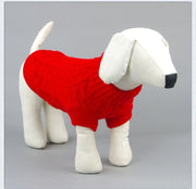 ドッグウェア セーター ニット 犬服 洋服 犬用 小型犬 猫用 ペットウェア ペット用品 無地 ハイネック シンプル 可愛い 防寒 ペットグッズ いぬ イヌ
