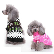 ドッグウェア ペットウェア セーター ニット 犬の服 犬服 洋服 ペット用品 小型犬 袖あり タートルネック アメリカ国旗 アーガイル 雪の結晶 お散歩 お出かけ おしゃれ かわいい いぬ 猫の服 キャットウェア ねこ
