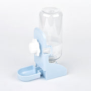 給水器 給水ボトル 水やり ペット用品 ウサギ モルモット 小動物 500ml ケージ用 固定 取り付け簡単 サイフォン式 皿タイプ フェレット