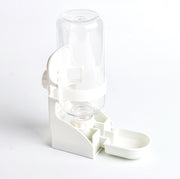 給水器 給水ボトル 水やり ペット用品 ウサギ モルモット 小動物 500ml ケージ用 固定 取り付け簡単 サイフォン式 皿タイプ フェレット