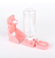 給水器 給水ボトル 水やり ペット用品 ウサギ モルモット 小動物 500ml ケージ用 固定 取り付け簡単 サイフォン式 皿タイプ フェレット