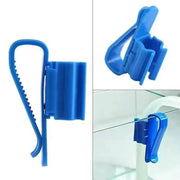 パイプクリップ 水槽用 ４個セット ホースホルダー ホース 固定 キープ アクアリウム用品 掃除 水交換 洗浄 金魚 熱帯魚 水槽用品