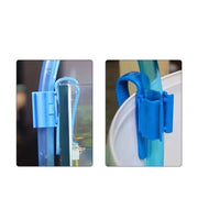 パイプクリップ 水槽用 ４個セット ホースホルダー ホース 固定 キープ アクアリウム用品 掃除 水交換 洗浄 金魚 熱帯魚 水槽用品