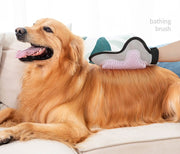 ペット用ブラシ 手袋型 グルーミンググローブ 単品 1個 右手用 犬用 猫用 ラバー 面ファスナー マジック テープ ブラッシング お手入れ ペット用品 メッシュ 通気性 抜け毛取り シャンプー グルーミング手袋 イヌ用 ネコ用 便利