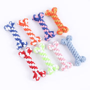 犬用おもちゃ ロープ ペット用品 噛むおもちゃ ドッグトーイ 犬 イヌ ペットグッズ ペット用品 骨型 ほね型 引っ張る 遊ぶ 犬用玩具 運動 ストレス解消 コミュニケーション道具 かわいい 室内 室外 お出かけ 青 白 赤 ピンク 橙 緑