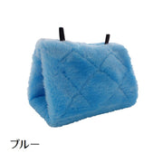 小鳥用ベッド バードテント ハウス 吊り下げ型 トンネル ハンモック 鳥かご 小動物 ペット用品 おうち 家 ふわふわ もこもこ 柔らかい 防寒 寒さ対策 三角 トライアングル おしゃれ かわいい 秋 冬 暖かい