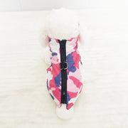 犬用ジャケット 犬服 防寒着 ジャケット アウター ペットウェア 上着 冬 春 秋 中綿 あったか ワンちゃん 犬 イヌ 服 小型犬 中型犬 袖なし ノースリーブ ファスナー ハイネック 迷彩 ヒョウ柄 ベスト