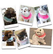 チョーカー つけ襟 小型犬 首飾り ペットアクセサリー ペット 犬グッズ 犬用品 猫 猫用品 フリル レース かわいい おしゃれ