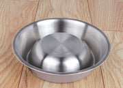 フードボウル 猫用食器 犬用食器 ウォーターボウル 食器 滑り止め ステンレス 円形 ラウンド 丸型 猫 犬 餌入れ エサ入れ 容器 シンプル お洒落 可愛い 犬用品 猫用品 ペット用品 ペットグッズ イヌ ネコ いぬ ねこ