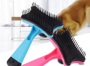ペット用ブラシ 犬用 猫用 ピンブラシ お手入れブラシ ブラッシング お手入れ 抜け毛取り 抜け毛対策 ペット シンプル ペットグッズ