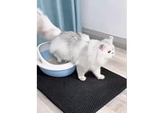 猫用砂取りマット  猫砂マット トイレマット 飛び散り防止 拡散防止 散らかし防止 ペット用品 飛散防止 砂落とし ネコ ねこ ペットマット メッシュ 足砂取り スクエア 四角 長方形 シンプル 便利 キャットグッズ