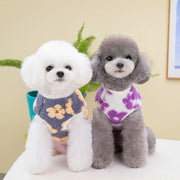 ペットウェア ドッグウェア ベスト チョッキ 袖なし 犬服 猫服 ノースリーブ ボア 背中開き ボア もこもこ かわいい キュート おしゃれ ドッグウェア ポカポカ 暖か フリース 防寒 スナップボタン 着せやすい