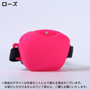 トリーツポーチ ペット用品 犬 シリコン マグネット開閉 腰ベルト ウエストバッグ ウエストポーチ 携帯おやつケース 散歩 トレーニング 訓練用 シンプル 無地 男女兼用