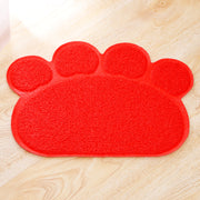 砂取りマット 猫用 ネコ ペット用品 トイレマット ランチョンマット 滑り止め 肉球 飛び散り防止 砂落とし 猫砂マット 猫砂キャッチャー かわいい