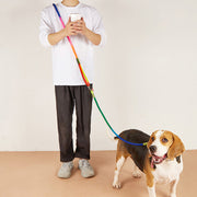 ショルダーリード 犬用 小型犬 イヌ ペット用品 ロープ ハンズフリー 肩掛け 肩かけ 散歩 お出かけ ランニング ジョギング スポーツ 便利