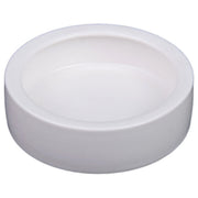 ペット用エサ入れ 食器 エサ皿 水入れ 陶器 白 爬虫類 両生類 返し 餌皿 ペット用品 セラミック 円型 三角 小動物 カメ トカゲ サンショウウオ ハムスター モルモット チンチラ