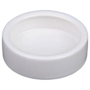 ペット用エサ入れ 食器 エサ皿 水入れ 陶器 白 爬虫類 両生類 返し 餌皿 ペット用品 セラミック 円型 三角 小動物 カメ トカゲ サンショウウオ ハムスター モルモット チンチラ