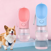 ペット用携帯水筒 給水ボトル ペットウォーターボトル 水飲みボトル 犬用 猫用 持ち歩き 散歩 水分補給 350ml 450ml