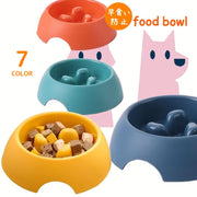 ペット用食器 犬 猫 小型犬 早食い防止 フードボウル スローフィーダー 給餌器 お椀 食事用器 ドッググッズ キャットグッズ ペット用品 ブルー イエロー グリーン オレンジ
