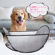 ペット用トリミングキャッチャー 犬 猫 イヌ ネコ お手入れ グルーミング用品 抜け毛キャッチャー ブラッシング カット シート テント ハウス