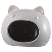 ハムスターハウス 小動物用 ペット用品 陶器 セラミック製 お家 小屋 寝床 隠れ家 猫耳 可愛い ひんやり涼しい 夏の暑さ対策