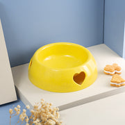 フードボウル ウォーターボウル ペット用食器 犬用 猫用 餌入れ 水入れ ハート エサ入れ容器 円形 ラウンド型 シンプル 可愛い ペット用品 ペットグッズ イヌ用  ネコ用